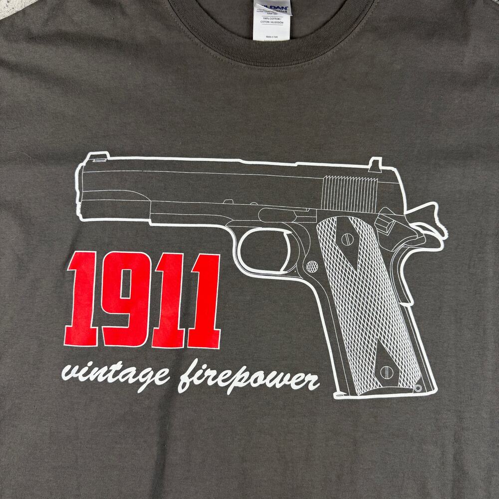 1911 Vintage Firepower Shirt Size XL 23x30
